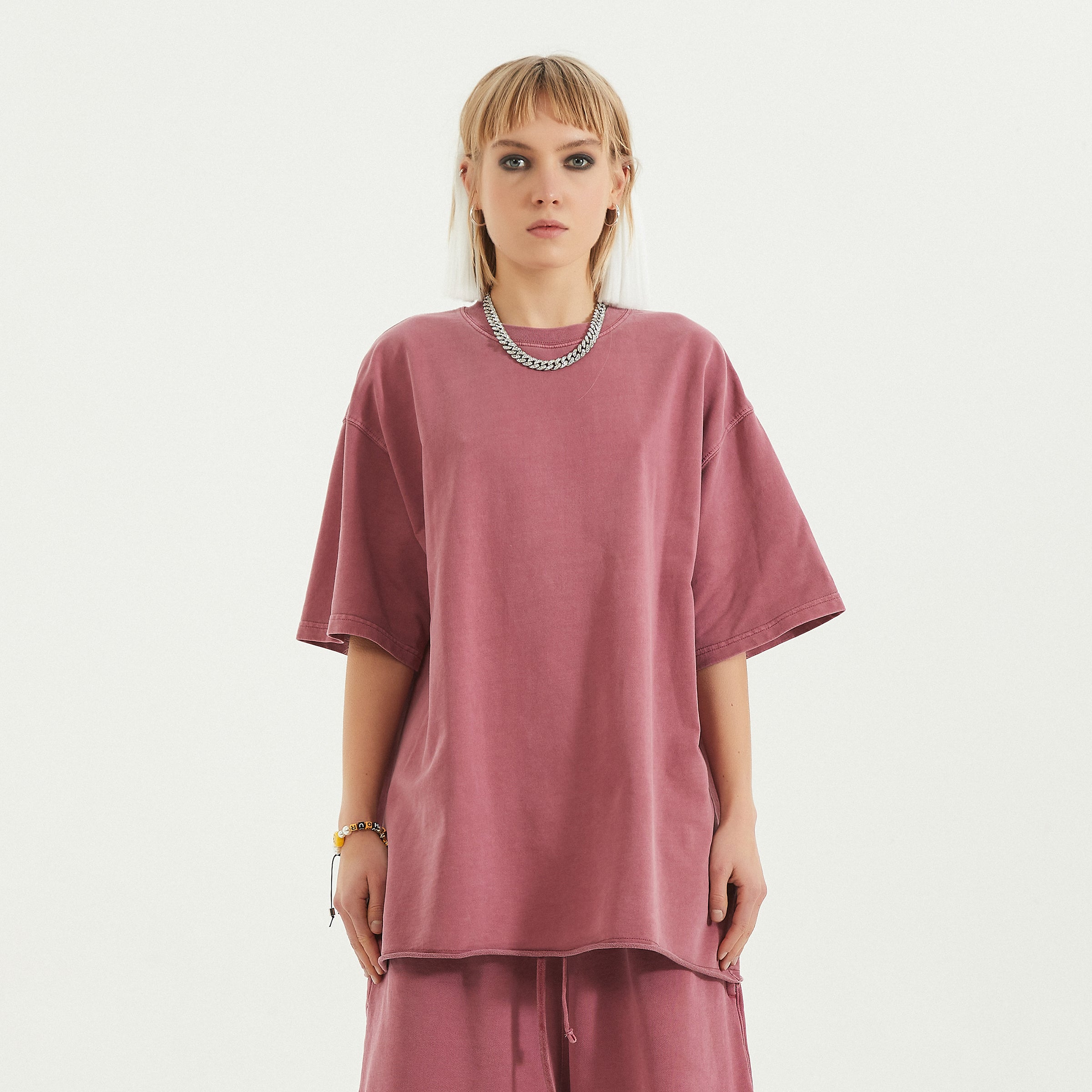 Kady's Blank oversized T-shirt (Cameo Brown)