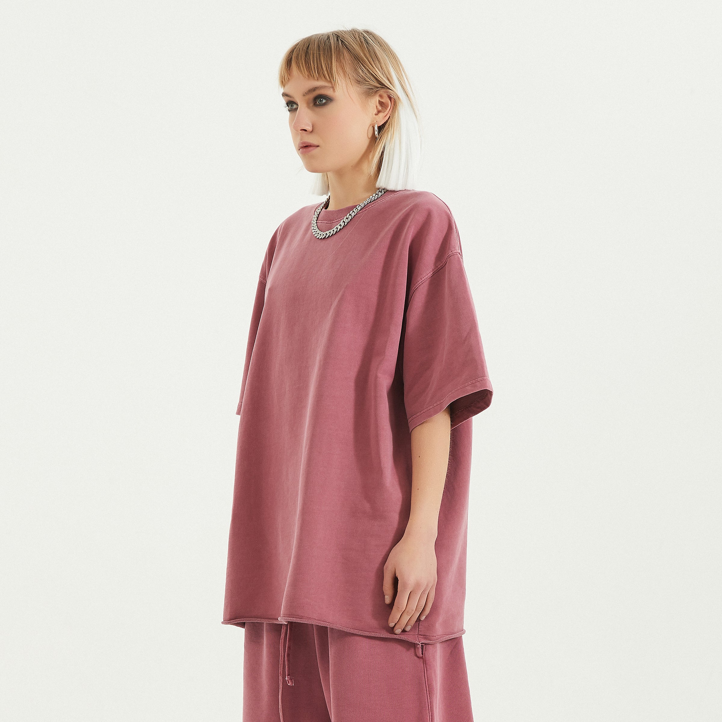 Kady's Blank oversized T-shirt (Cameo Brown)