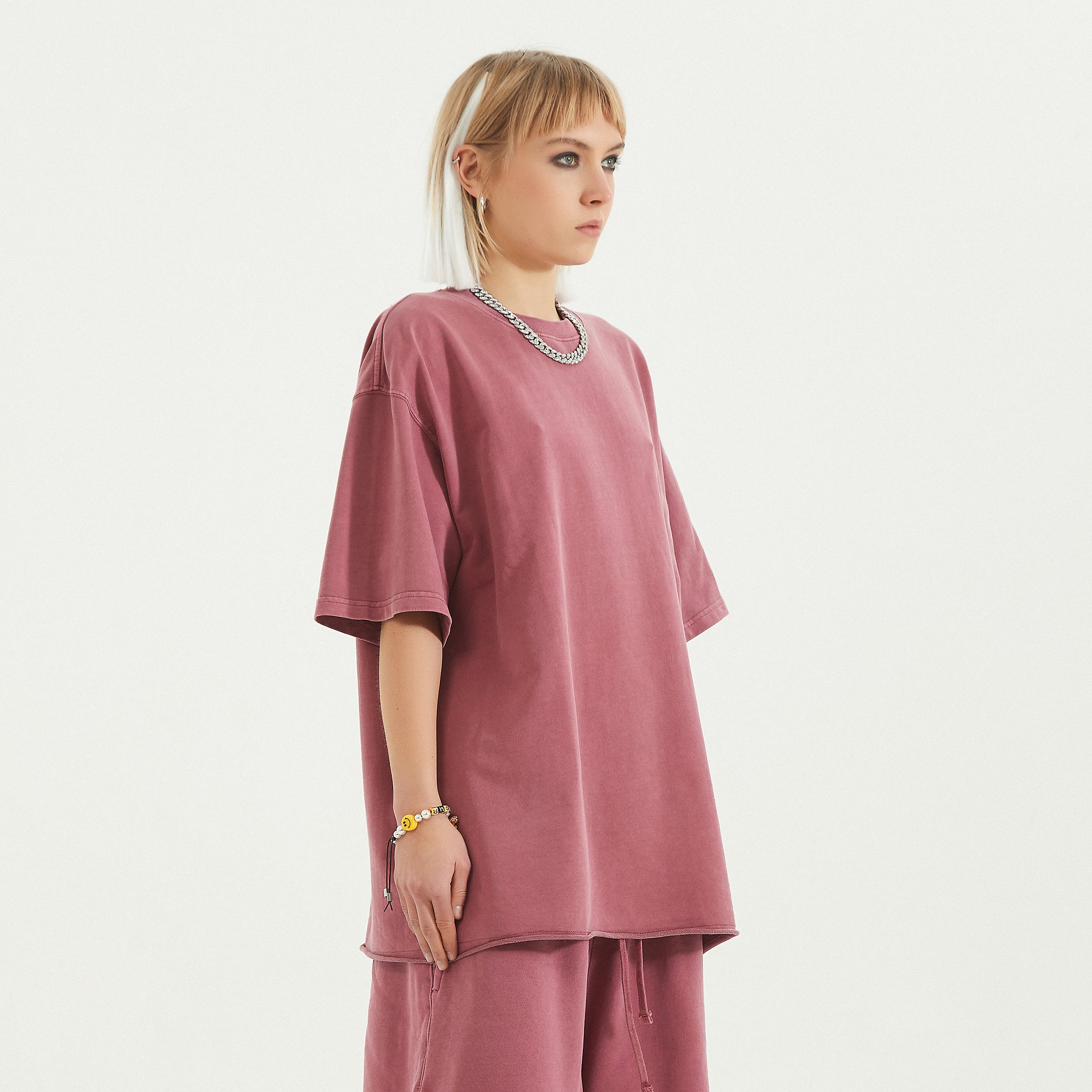 Kady's Blank oversized T-shirt (Cameo Brown)